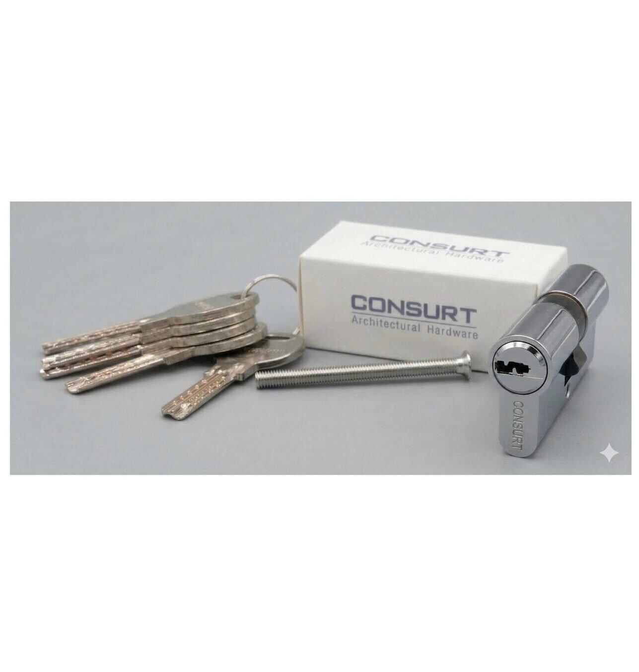 Consurt Cylinder 8cm/80mm, Two Side Keys