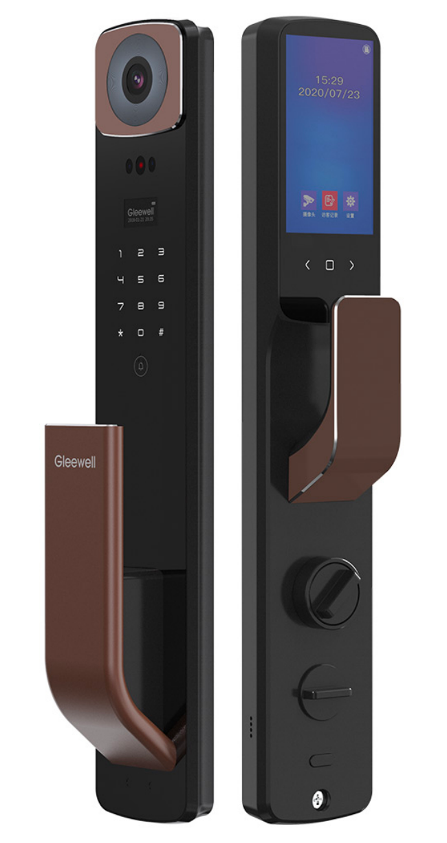 Gleewell Smart Lock H2 Pro - WiFi, Fingerprint, Password, Temporary Password, Card, Mechanical Key.