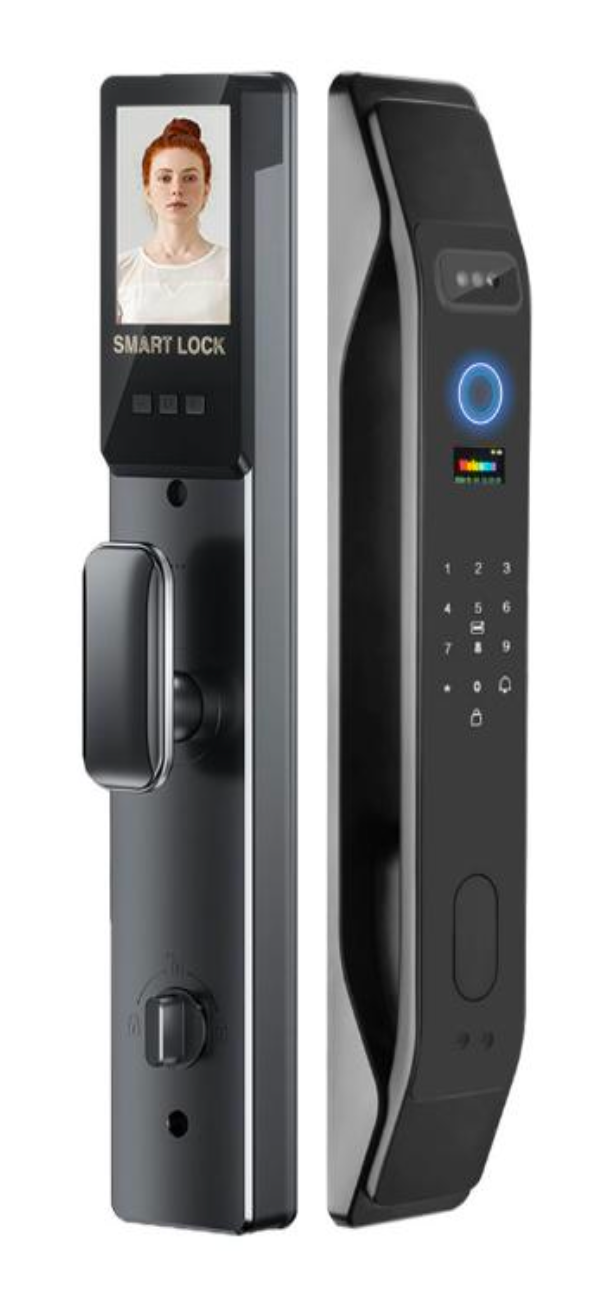 CONSURT Smart Lock K9T - Card, Fingerprint, Key, Password, Face Recognition, App Control (Tuya)