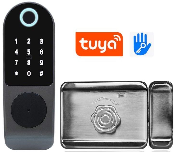 CONSURT Smart Lock R1 - App, Fingerprint, Code, Card, Mechanical Key.