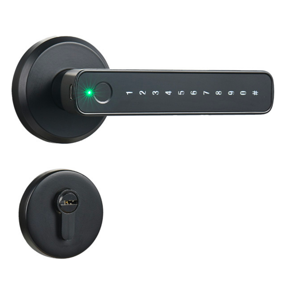CONSURT Smart Lock SD01e - Bluetooth, Fingerprint, Password, Temporary Password, Mechanical Key.